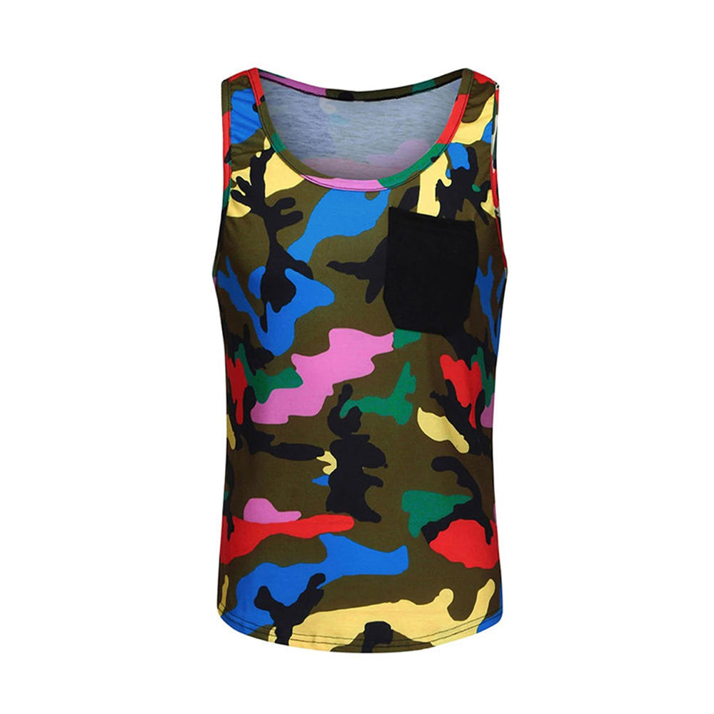 Men Tank Top Gym Workout Sleeveless Fitness Wear